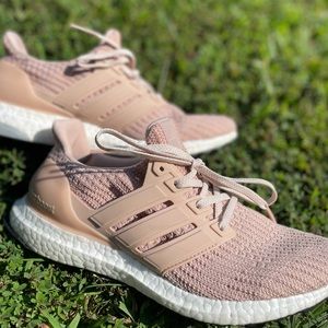 Womens Blush Adidas Ultraboost Tennis Shoes